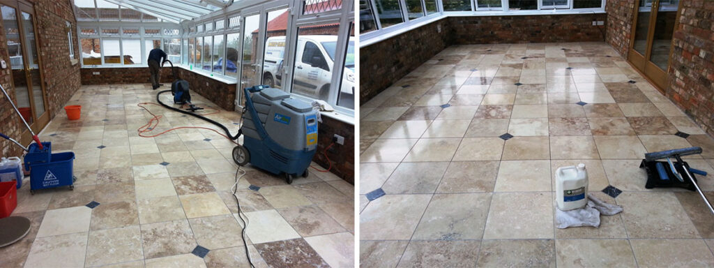 Sealing Marble Tiles Woodhall Before After