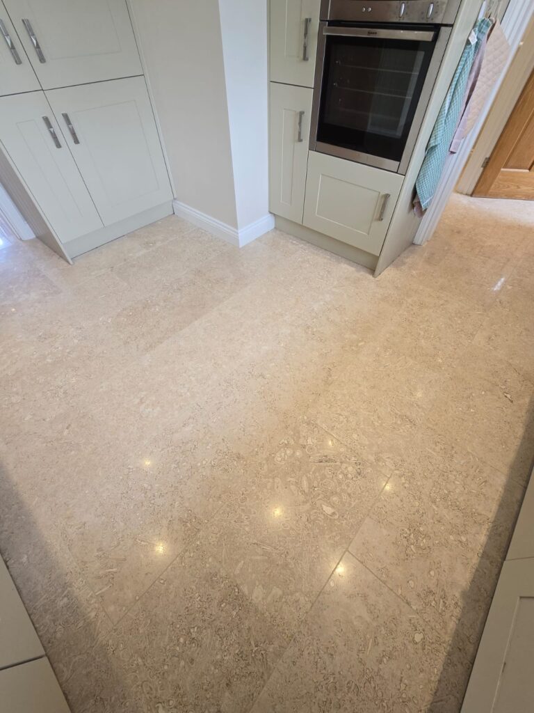 Limestone Floor After Renovation Grantham