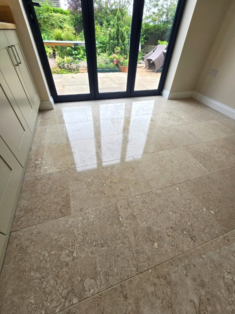 Limestone Floor After Renovation Grantham